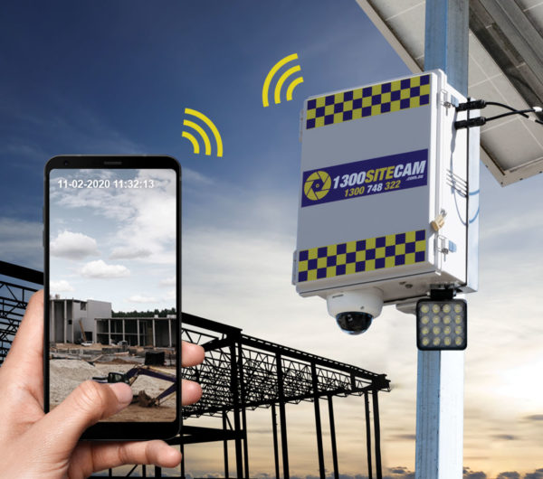 Solar Wireless Security Camera for Construction Sites 63/week