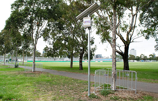 Inground-site-camera In Ground Site Camera in Aber Park Melbourne for F1 Grand Prix
